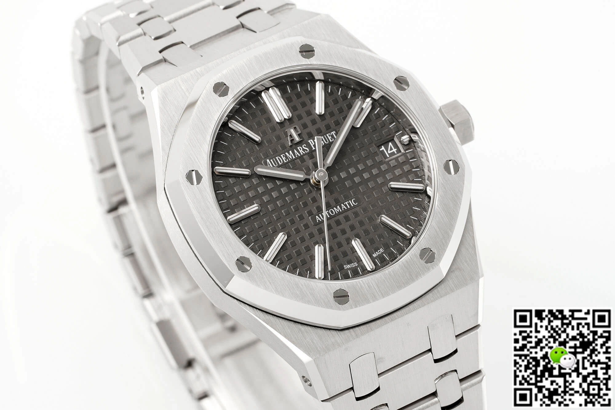 Audemars Piguet Royal Oak 15450ST.OO.1256ST.02 1:1 Best Edition APS Factory Gray Dial Titanium Case